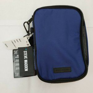 NWT Navy Blue Pencil Case Steve Madden Zip Up